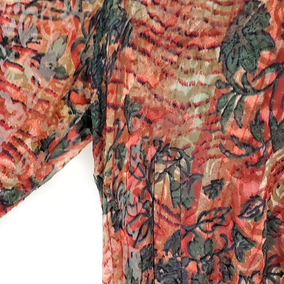 Vintage Spenser Jeremy Sheer Floral Jacket Size L - Picture 3 of 4